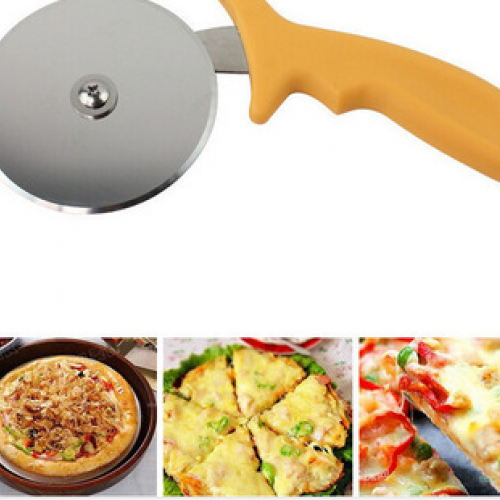 Wheels Kitchen Knife Pie Cake Cutter Cooking Tools - Practical High Quality Large Stainless Steel Pizza Cutters